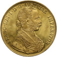 Austria, Franciszek Józef I, 4 dukaty 1915, Nowe bicie