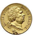 Francja, Ludwik XVIII, 40 franków 1816 L, Bayonne