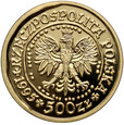 Polska, III RP, 500 złotych 1995, Bielik, uncja złota