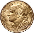 Szwajcaria, 10 franków 1914 B, Helvetia