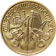 Austria, 10 euro 2011, Filharmonia 1/10 uncji złota