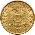 Niemcy, Prusy, Wilhelm II, 20 marek 1909 A 