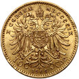 Austria, Franciszek Józef I, 10 koron 1909, Mała głowa