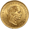 Austria, 4 floreny/10 franków 1892