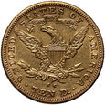 USA, 10 dolarów 1891 CC, Carson City, Liberty