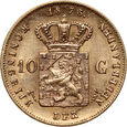 Holandia, Wilhelm III, 10 guldenów 1875