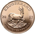 RPA, krugerrand 2012, 1 uncja złota