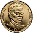 Rwanda, 10 franków 1965, Prezydent Gregoire Kayibanda