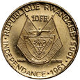 Rwanda, 10 franków 1965, Prezydent Gregoire Kayibanda