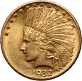 USA, 10 dolarów 1932, Indianin
