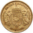 Węgry, Franciszek Józef I, 10 koron 1893 KB