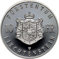 Liechtenstein, Jan Adam II, Zestaw 50 i 10 franków 1990