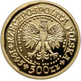 Polska, III RP, 500 złotych 1995, Bielik, 1 uncja Au999