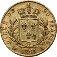 Francja, Ludwik XVIII, 20 franków 1815 A, Paryż