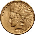 USA, 10 dolarów 1932, Indianin