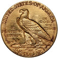 USA, 2 1/2 dolara 1909, Indianin, Filadelfia
