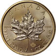 Kanada, 50 dolarów 2018, Liść klonu, 1 uncja złota