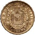 733. Francja, Napoleon III, 20 franków 1868 A, Paryż