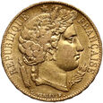 Francja, 20 franków 1851 A, Ceres