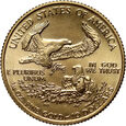 USA, 10 dolarów 1993, Gold Eagle, Filadelfia, 1/4 uncji złota