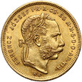Węgry, Franciszek Józef I, 20 franków/8 forintów 1877