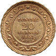 Tunezja, Muhammad IV, 20 franków 1903 A