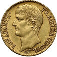 Francja, Napoleon I, 40 franków AN 12 (1803)