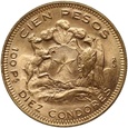 Chile, 100 pesos 1951