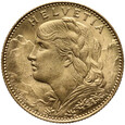 Szwajcaria, 10 franków 1922 B