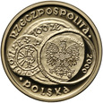 Polska, III RP, 100 złotych 2000, 1000-lecie Zjazdu w Gnieźnie