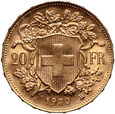 419. Szwajcaria, 20 franków 1930 B