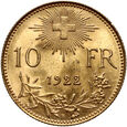Szwajcaria, 10 franków 1922