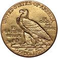 USA, 2 1/2 dolara 1913, Indianin