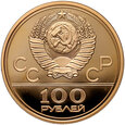 ZSRR, 100 rubli 1977, Olimpiada w Moskwie, 1/2 uncji złota
