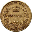 Australia, Wiktoria, suweren 1870, Sydney
