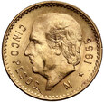 665. Meksyk, 5 pesos 1955