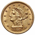 USA, 2,5 dolara 1854, Liberty, Filadelfia