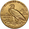 USA, 2 1/2 dolara 1911, Indianin