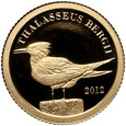 Tokelau, 5 dolarów 2012, Rybitwa Złotodzioba 
