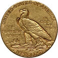 USA, 5 dolarów 1908, Indianin, Filadelfia