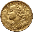 756. Szwajcaria, 20 franków 1900 B