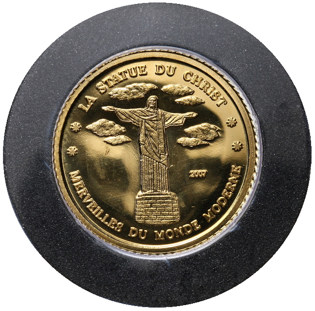 Wybrzeże Kości Słoniowej, 1500 franków 2007, Jezus z Rio
