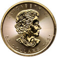Kanada, 50 dolarów 2021, Liść klonu, 1 uncja złota