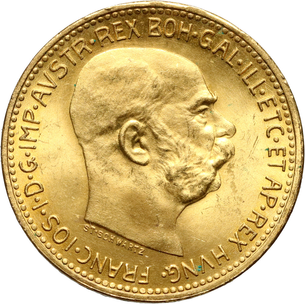 Austria, Franciszek Józef I, 20 koron 1915, Nowe bicie