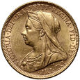 763. Australia, Wiktoria, suweren 1897 M, Melbourne
