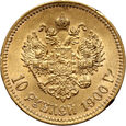 Rosja, Mikołaj II, 10 rubli 1900 (ФЗ)