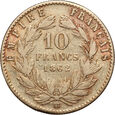 Francja, Napoleon III, 10 franków 1862 BB, Strasburg