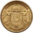 197. Węgry, Franciszek Józef I, 20 koron 1893 KB