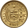 Peru, 1 libra 1917