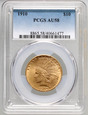 USA, 10 dolarów 1910, Indianin, PCGS AU58